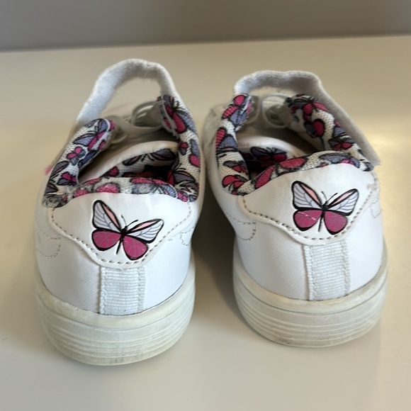 K Swiss Velcro butterfly sneakers size 11.5 - Picture 2 of 5